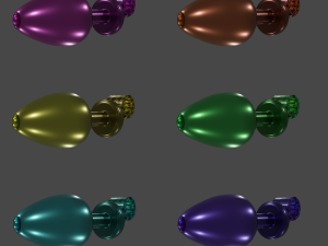 Partyhorn Sextoy Plug 3D Model