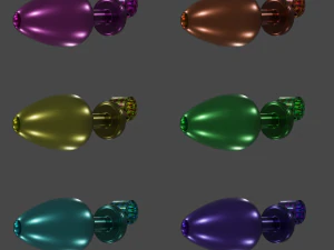 Partyhorn Sextoy Plug 3D Model