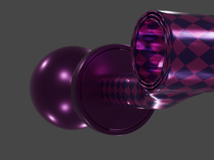 Partyhorn Sextoy Plug 3D Model