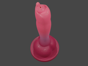 Textured Dog Sextoy Rigged Lowpoly 3D Model