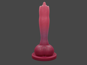 Textured Dog Sextoy Rigged Lowpoly 3D Model