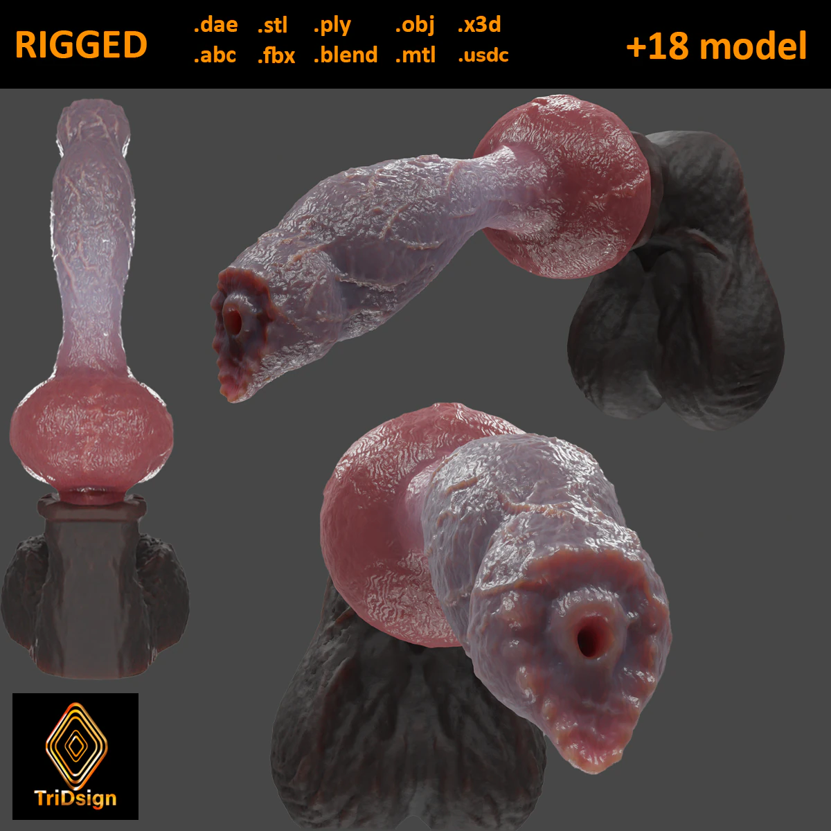 Jan Werewolf Furry Fantasy Sextoy 3D Model .c4d .max .obj .3ds .fbx .stl .blend 
