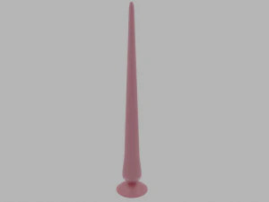 Extra Long Tentacle Plug Sextoy Lowpoly Rigged 3D Model