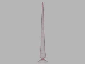 Extra Long Tentacle Plug Sextoy Lowpoly Rigged Modelo 3D