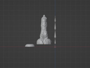 Fantasy Dog Sextoy Rigged 3D Model