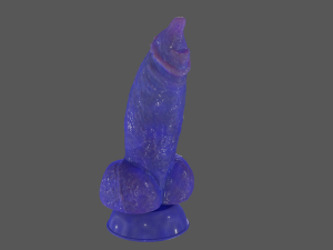 Blueberry Dog Fantasy Furry Sextoy Rigged 3D Model