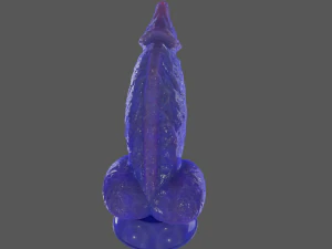 Blueberry Dog Fantasy Furry Sextoy gr&eacute;&eacute; Modèle 3D
