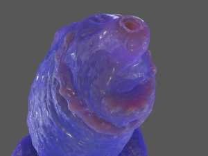 Blueberry Dog Fantasy Furry Sextoy gr&eacute;&eacute; Modèle 3D