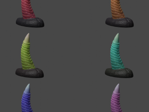 Zaell Dragon Sextoy Rigged Modello 3D