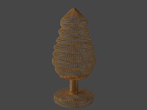 Honeycomb Metal Plug Sextoy Low Poly Model 3D Model