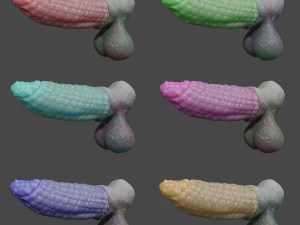 Vashaar Fantasia Drag&atilde;o Sextoy Rigged Modelo 3D