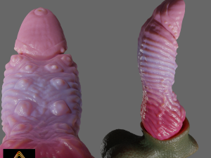 Borimor Fantasy Dragon Sextoy Rigged 3D Model