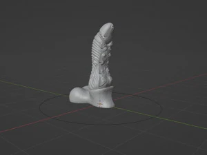 Borimor Fantasy Dragon Sextoy Rigged 3D Model