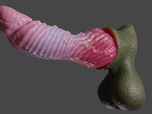 Borimor Fantasy Dragon Sextoy Rigged 3D Model
