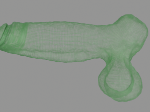 Slime Fantasy Penis and Balls Rigged Model 3D
