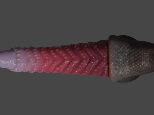 Zaell-2 Dragon Penis and Balls Rigged 3D Model