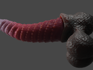 Zaell-2 Dragon Penis and Balls Rigged 3D 模型