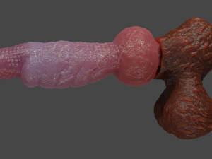 Bruttus Furry Sextoy Rigged 3D Model