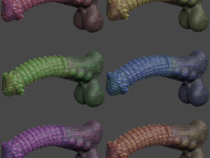 Demon Horse Furry Sextoy Rigged 3D 模型