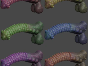 Demon Horse Furry Sextoy Rigged 3D Model