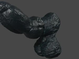 Monster Dog 20 Furry Sextoy Rigged 3D Model