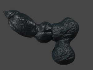 Monster Dog 20 Furry Sextoy Rigged 3D-Modell
