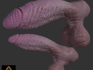 Dragonborn Fantasy Sextoy Rigged Model 3D