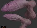 Dragonborn Fantasy Sextoy Rigged 3D-Modell