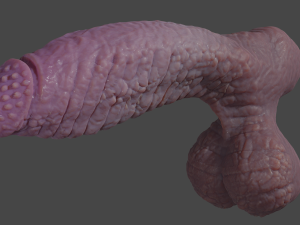 Dragonborn Fantasy Sextoy Rigged 3D Модель