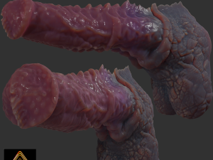 Dragon Horse Furry Fantasy Sextoy Rigged 3D Model