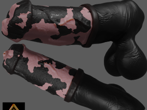 Fantasy Centaur Penis Sextoy Rigged 3Dモデル