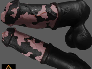 Фэнтезийный пенис кентавра, секс-игрушка, оснащенная 3D Модель