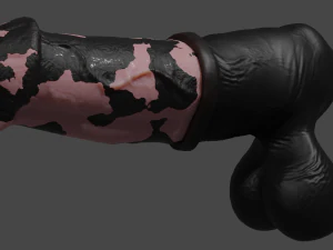 Fantasy Centaur Penis Sextoy Rigged 3D Model