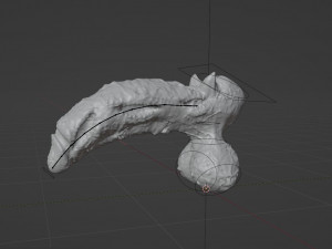 Laughing Demon Penis Sextoy Rigged 3D Model