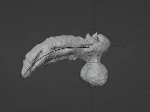 Laughing Demon Penis Sextoy Rigged 3D Model
