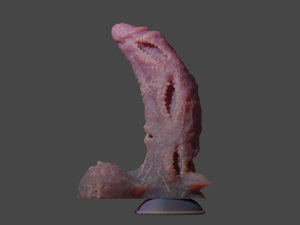 Laughing Demon Penis Sextoy Rigged 3D Model