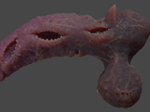 Laughing Demon Penis Sextoy Rigged 3D Model