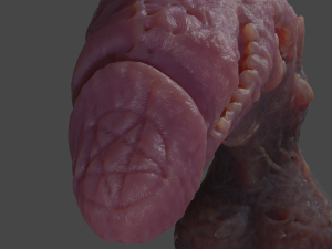 Laughing Demon Penis Sextoy Rigged 3D Model