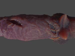 Laughing Demon Penis Sextoy Rigged 3D Model