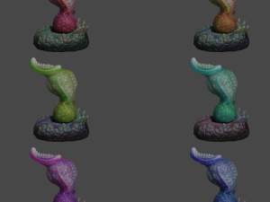 Fantasy Dragon Penis Sextoy Grimosh Rigged 3D Модель
