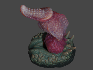 Fantasy Dragon Penis Sextoy Grimosh Rigged 3D Модель