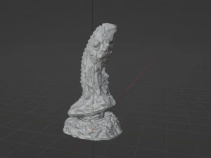 Fantasy Alien Sextoy Rigged 3D Model