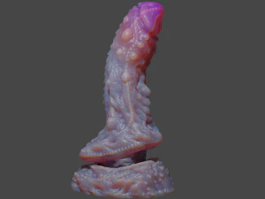 Fantasy Alien Sextoy Rigged 3D Model