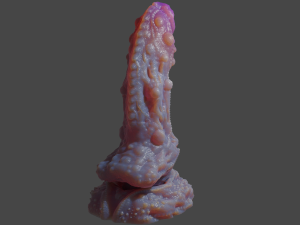 Fantasy Alien Sextoy Rigged 3D Model