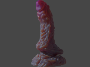 Fantasy Alien Sextoy Rigged 3D Model