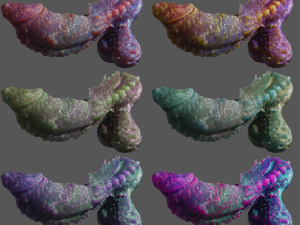 Fantasy Deep Sea Monster Penis Rigged 3D Model