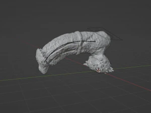 Fantasia Baphomet Demon Penis Sextoy Rigged Modelo 3D