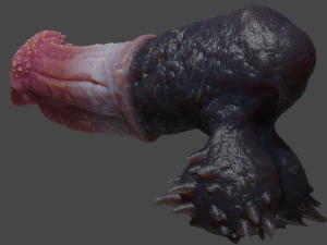 Fantasia Baphomet Demon Penis Sextoy Rigged Modelo 3D