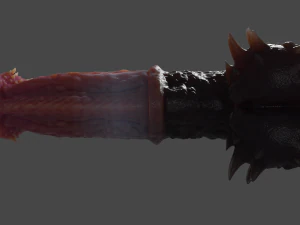 Fantasia Baphomet Demon Penis Sextoy Rigged Modelo 3D