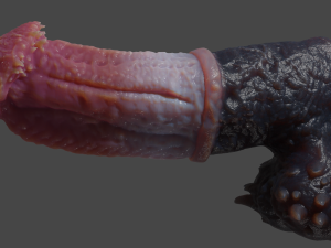 Fantasy Baphomet Demon Penis Sextoy Rigged 3D Model